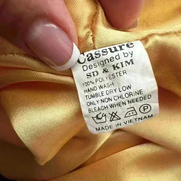 Kimono In Beige And White Silk Reversible One Size Kimono.  E28 - Picture 9 of 11